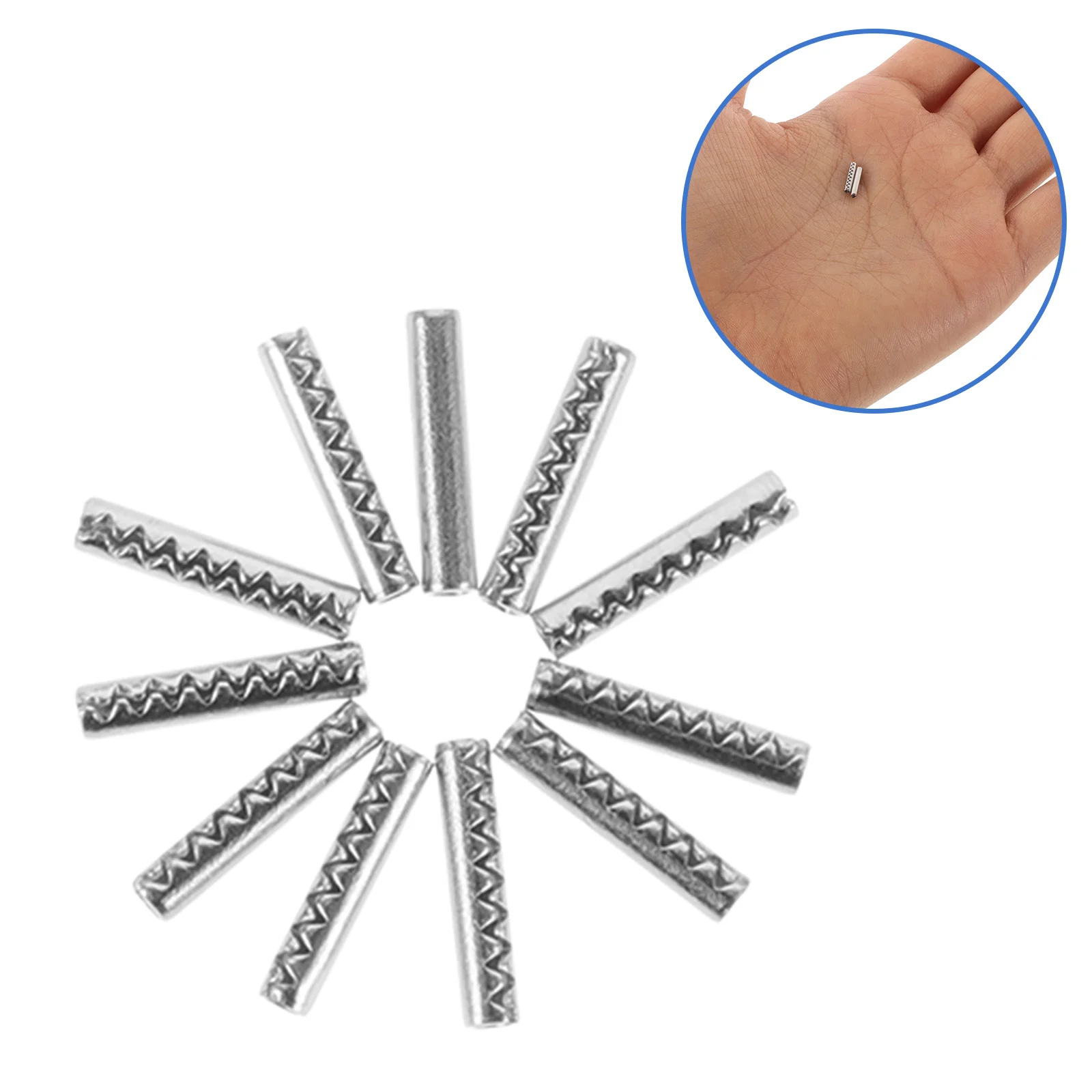 

200Pcs Car Flip Key Split Pins Stainless Steel 6mm Diameter 8mm Length Replacement Folding Mounting Bolts Car Accessories