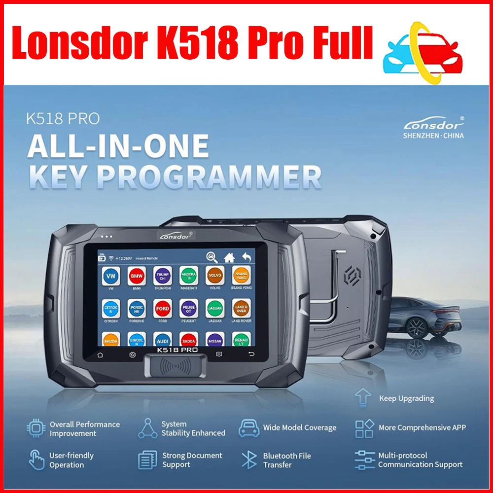 Hot Sale Lonsdor K518 PRO Full Version All In One Key Programmer