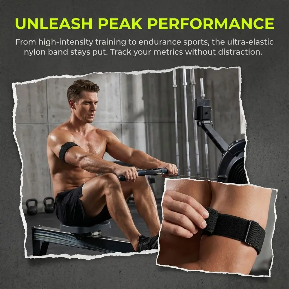 Nylon Elastic Bicep Band Replacement Adjustable Fitness Tracker Band Sweat Resistant Breathable for Amazfit Helio Strap