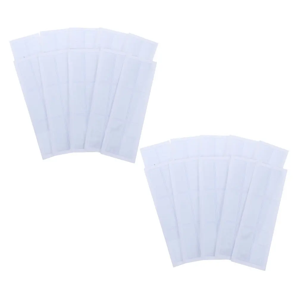

40 set Self Adhesive Holders Clear Pvc Waterproof Protectors For Shelves Card Sleeves Paper Inserts Retail Warehouse Home Shelf