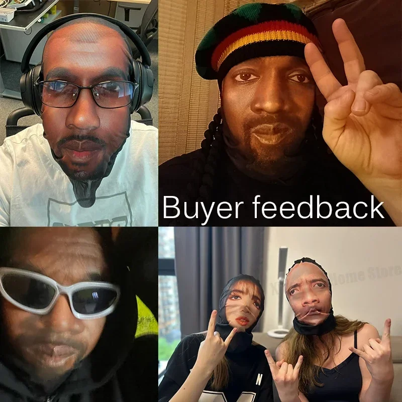 1 ~ 5 قطعة مضحك ثلاثية الأبعاد مطاطا واقعية قناع المشاهير أقنعة مرخصة كامل الوجه تأثيري بالاكلافا هالوين الدعائم أغطية الرأس