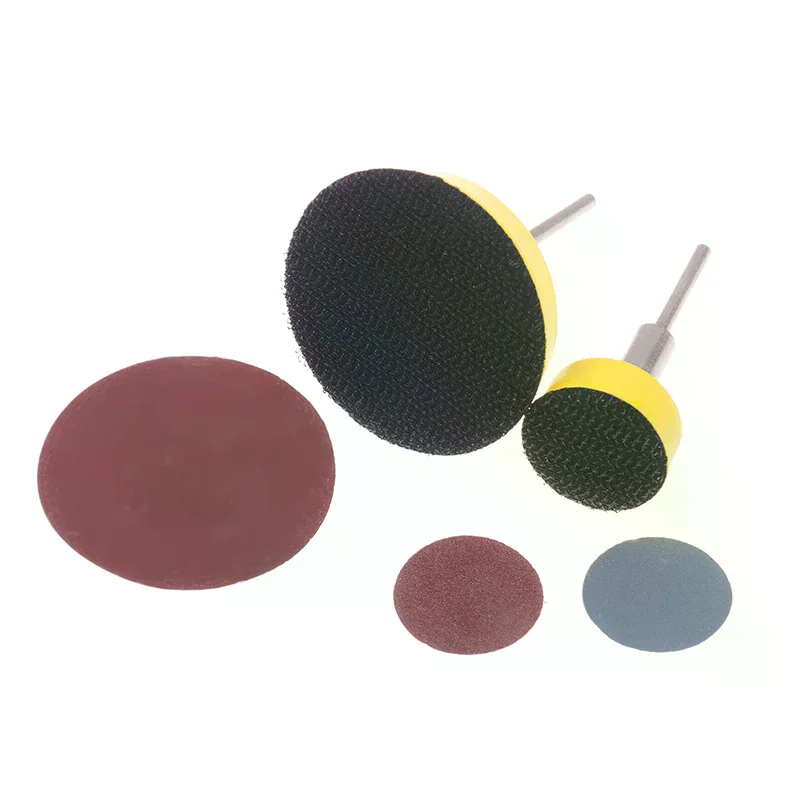 

1/2 Inch Sanding Discs Pad Kit For Drill Grinder Rotary Tools With Backer Plate Includes 100-2000 Grit Sandpapers