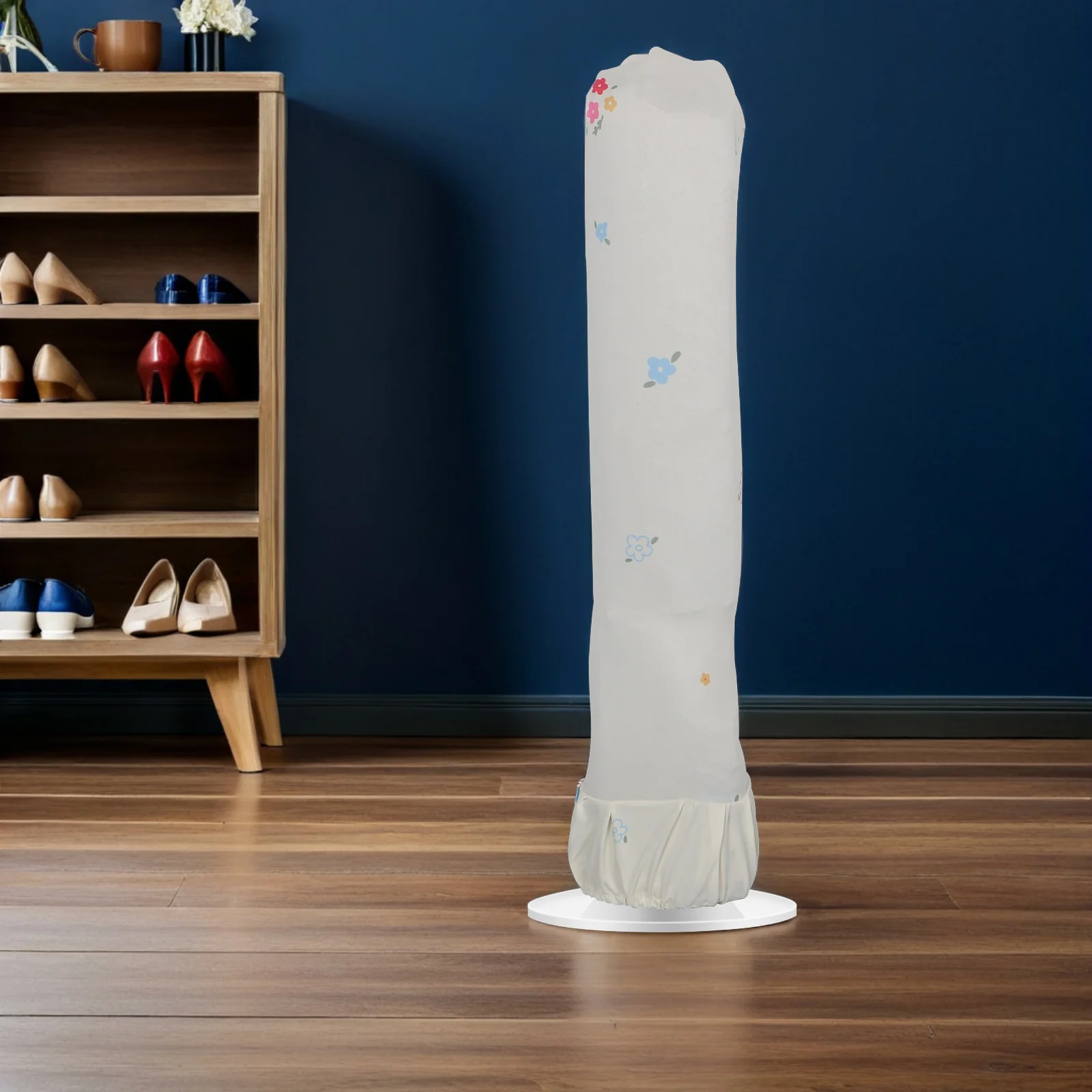 غطاء مقاوم للغبار بمروحة برجية قابلة للغسل - واقي غبار من مادة القماش للمراوح الكهربائية الدائمة - مناسب عالمي وخفيف الوزن