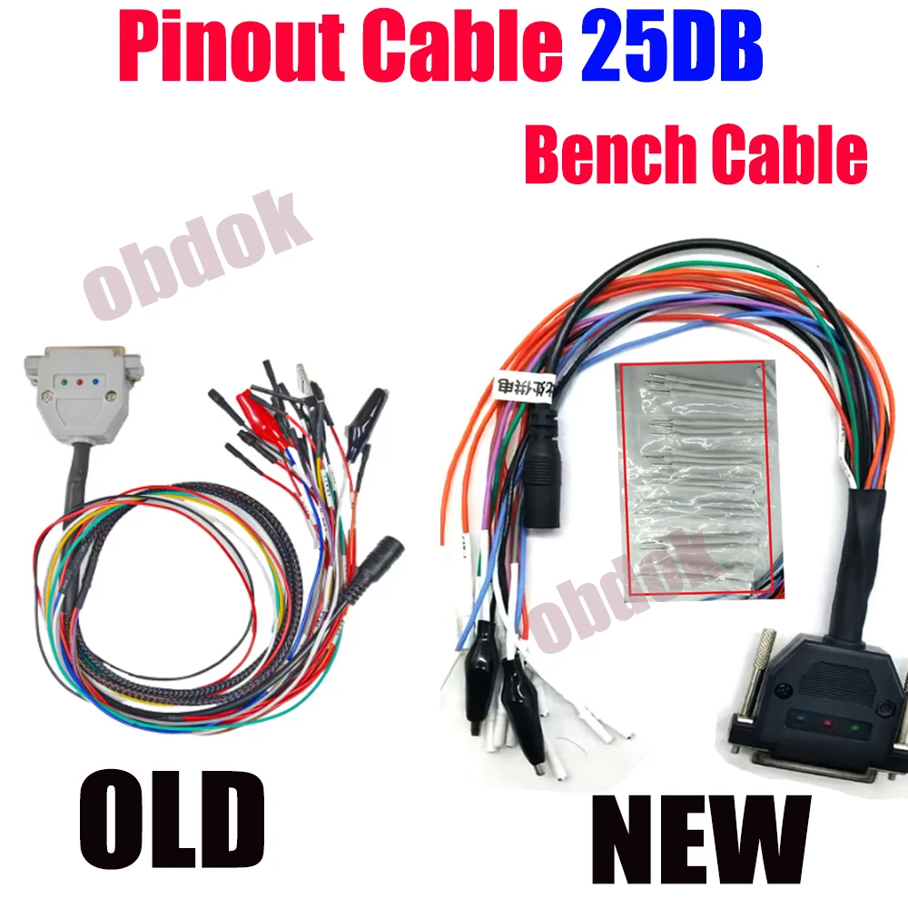 

3 LED LIGHTS GPT Cable with Purple PCB V3 Boo-t Reset CNF1 Work PRO ECU Programmer for J2534 Female DB 25Pin