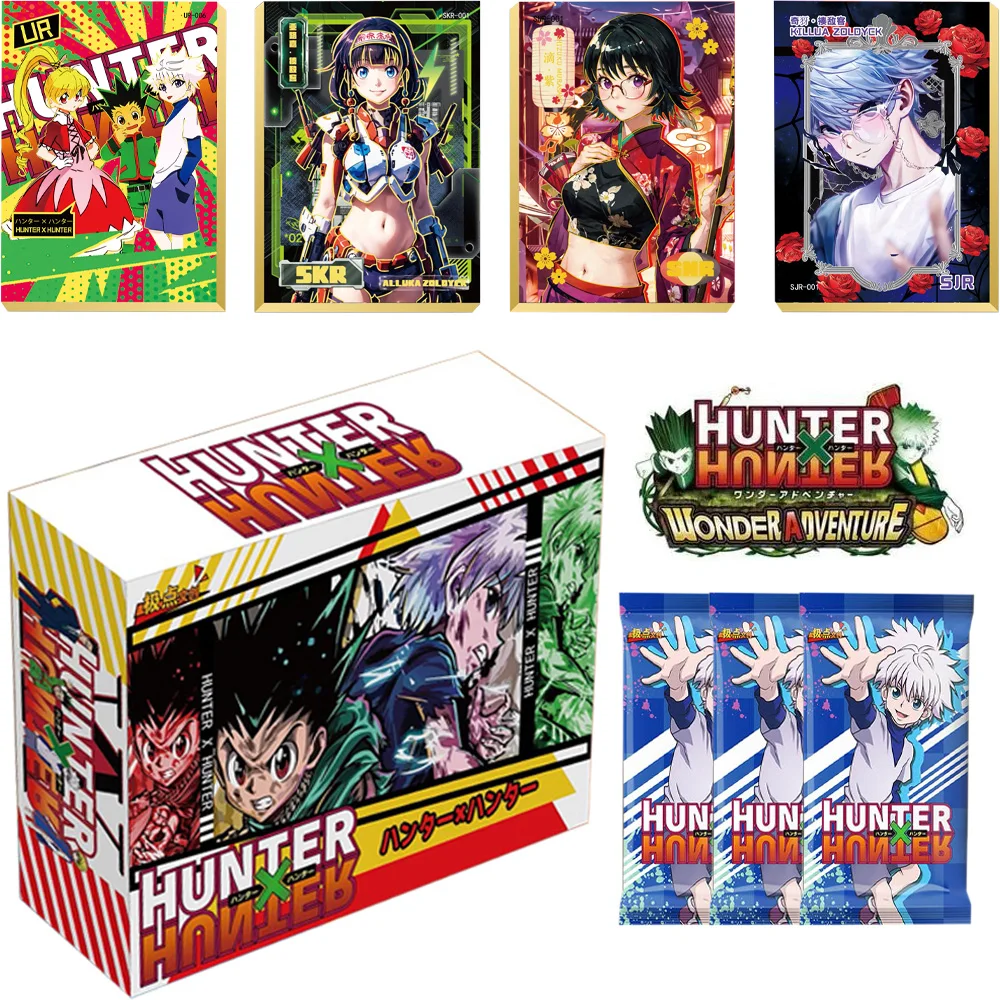 Großhandel neue Hunter × Jäger Sammel karten Hobby Figuren Tisch Kampf Spielkarte Booster Box Kinder Spielzeug Geschenk karten