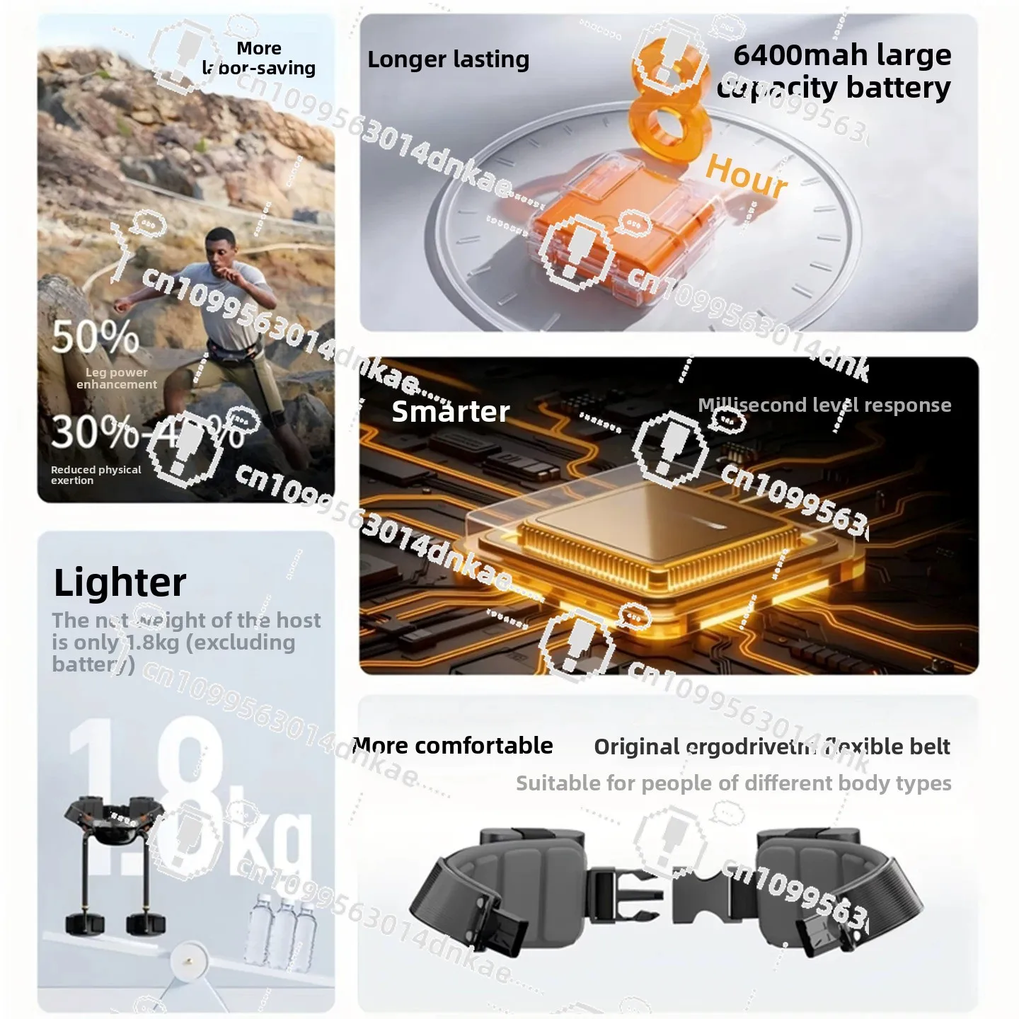 Π Plus Exoskeleton, The Same Mountaineering and Hiking Outdoor Sports Assist Robot
