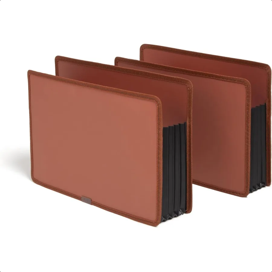 

Tuff Expanding Pockets Set of 2 Poly Accordion File Organizers for File Folders Straigut Tab 51 4 inch Expansion Letter Size Of