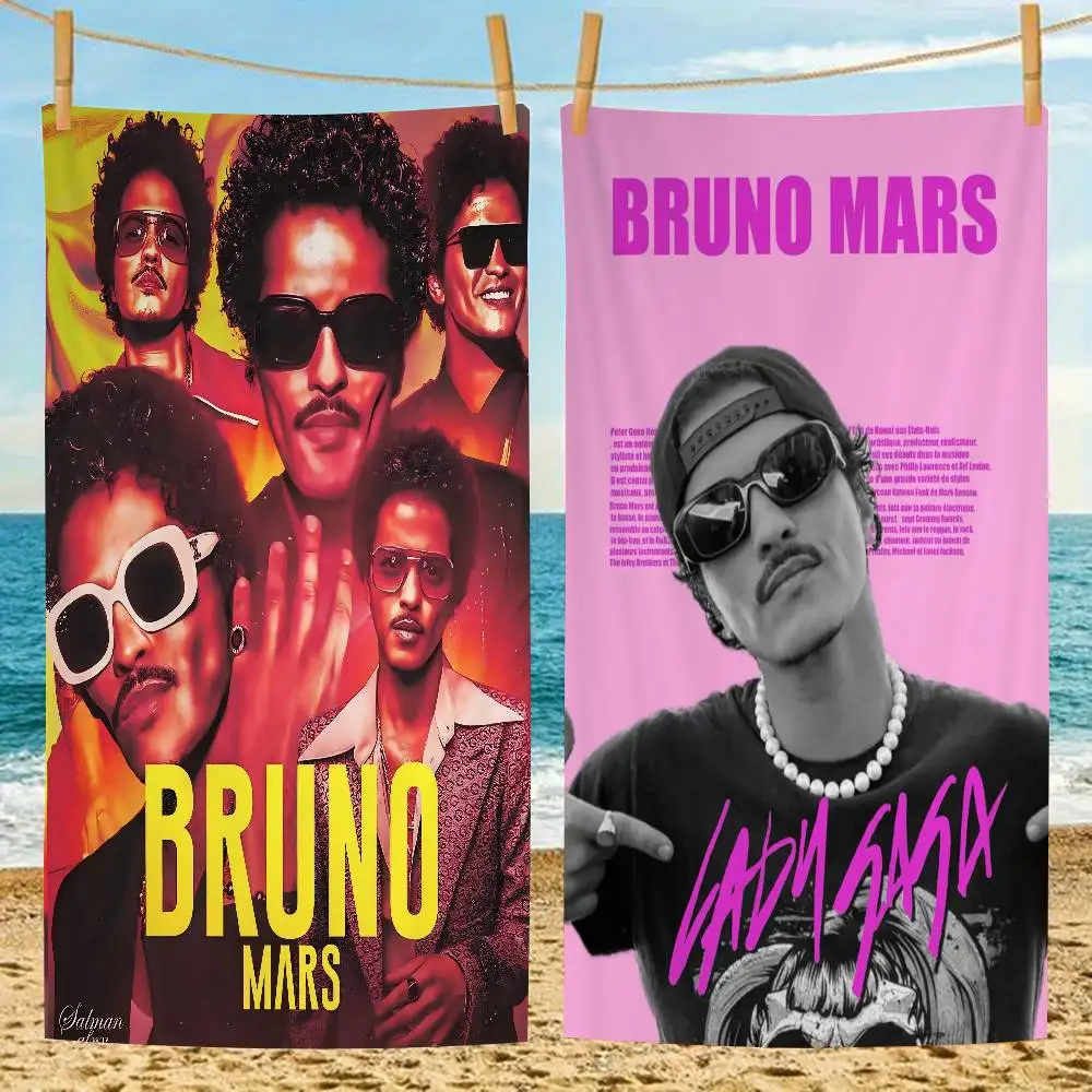 Singer B-Bruno M-Mars Album Art Microfiber Beach Towel Absorbent Quick dry Soft Yoga Swimming Resort Mountain Climbing Towel