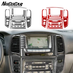 For Toyota Land Cruiser For Lexus LX470 2003-2007 Carbon Fiber Central control panel Car Interior Accessories Decorative Sticker