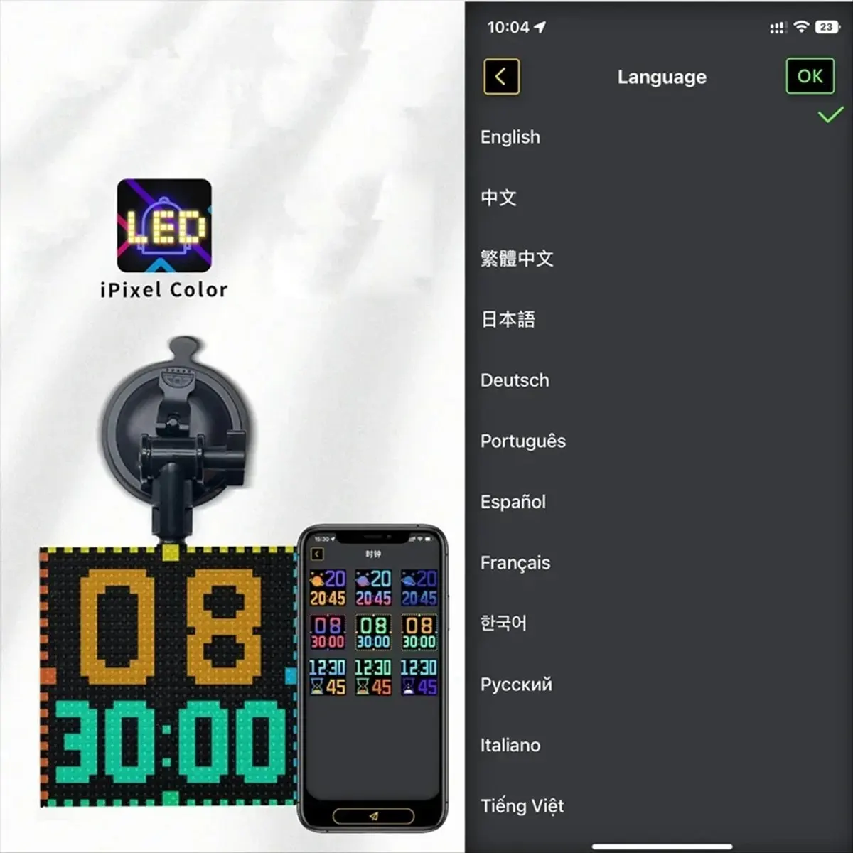 Умная светодиодная панель RGB для самостоятельной сборки, 32x32, с управлением через USB, Bluetooth и приложением, для декора дома, текстового экрана, автомобильного дисплея.