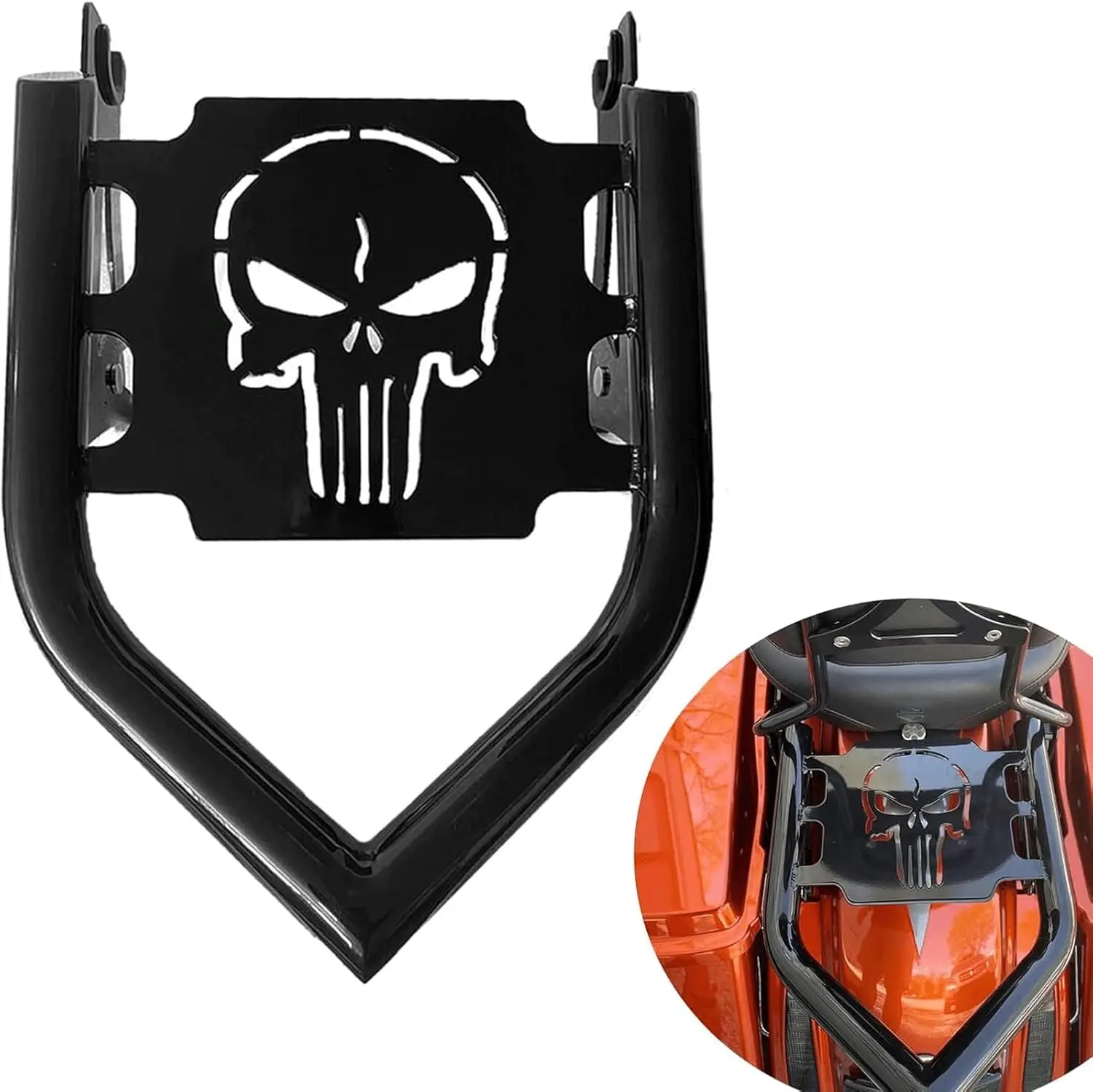 

Съемный багажник, совместимый с Harley Road Glide, Electra Glide, Street Glide, Road King 2009-2024 гг.