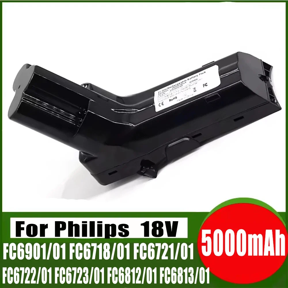 Сменный аккумулятор 18 В для беспроводного пылесоса Philips FC6812/01 FC6813/01 FC6901/01 FC6718/01 FC6721/01 FC6722/01 FC6723/01