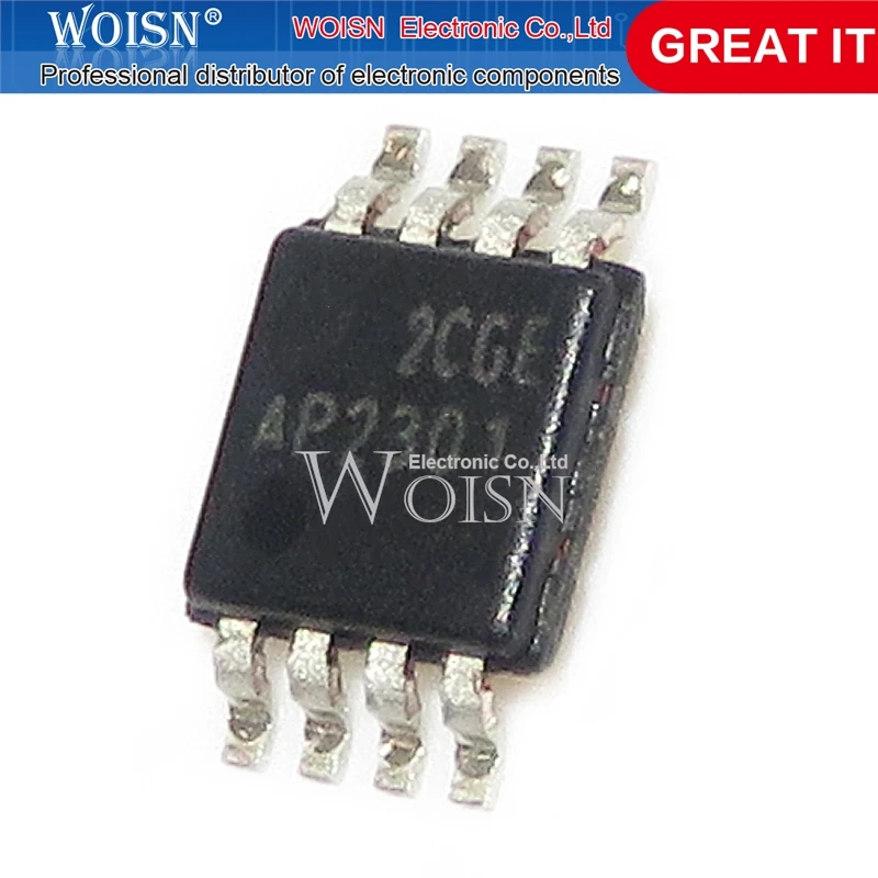 

10PCS AP2301MPG-13 AP2301MPG AP2301 MSSOP-8