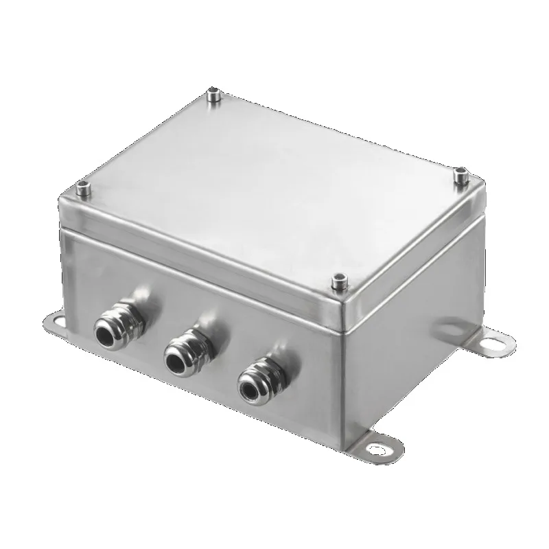 Stainless Steel Outdoor Rainproof Junction Box Cable Breakout Box Three-proof UK Terminal