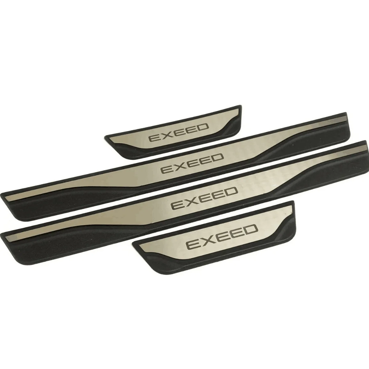 For EXEED Sterra ET 2027 2026 2025 2024 Car Door Sill Plate Sticker ABS and Stainless Steel Interiors Anti Slip Pedal Auto Parts