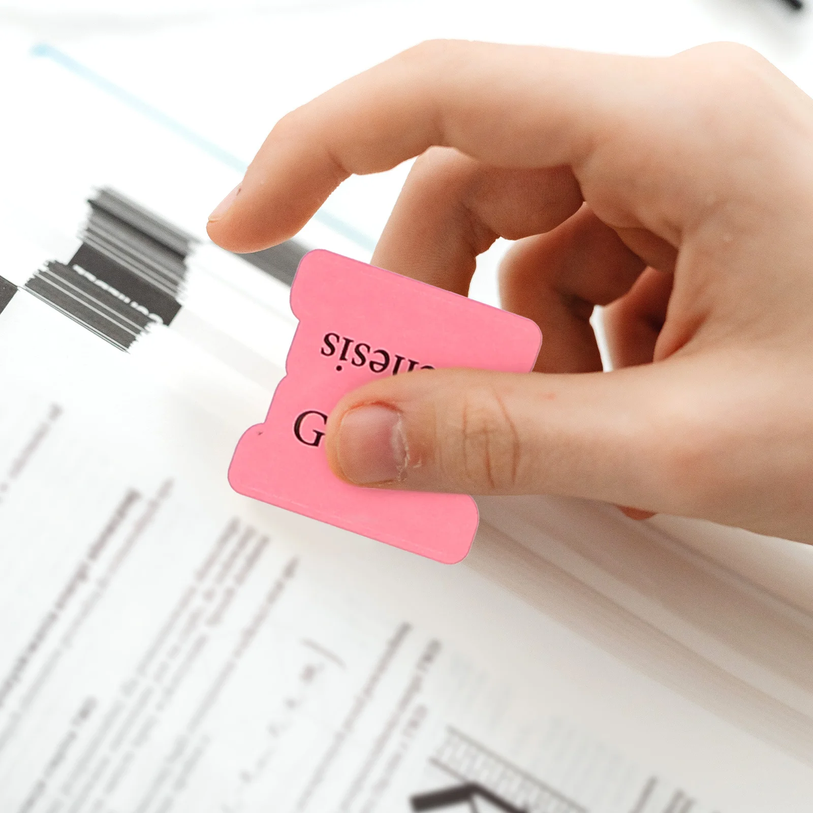 

5 Sheets Self-Adhesive Bible Tabs for Study Bible Page Organizers Practical Safe Design Book Tabs Book Accessories