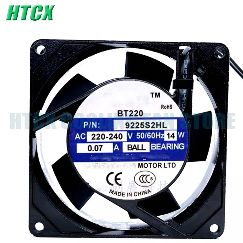 New BT200 9225B2HL 9cm 9025 220v 0.07A 14W AC Fan