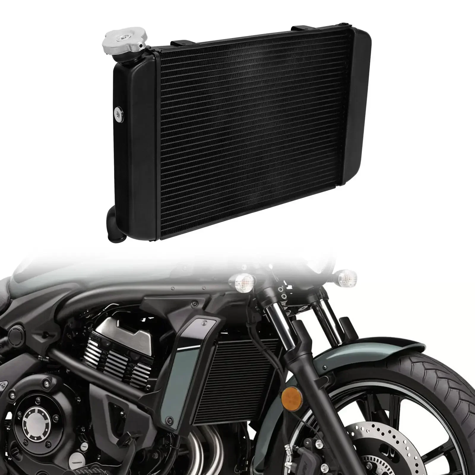 

Radiator Cooler Cooling For Kawasaki Vulcan S 2015-2023 Vulcan S ABS Cafe 2020-2023 SE 2020-2021 Motorcycle Parts Acsessories