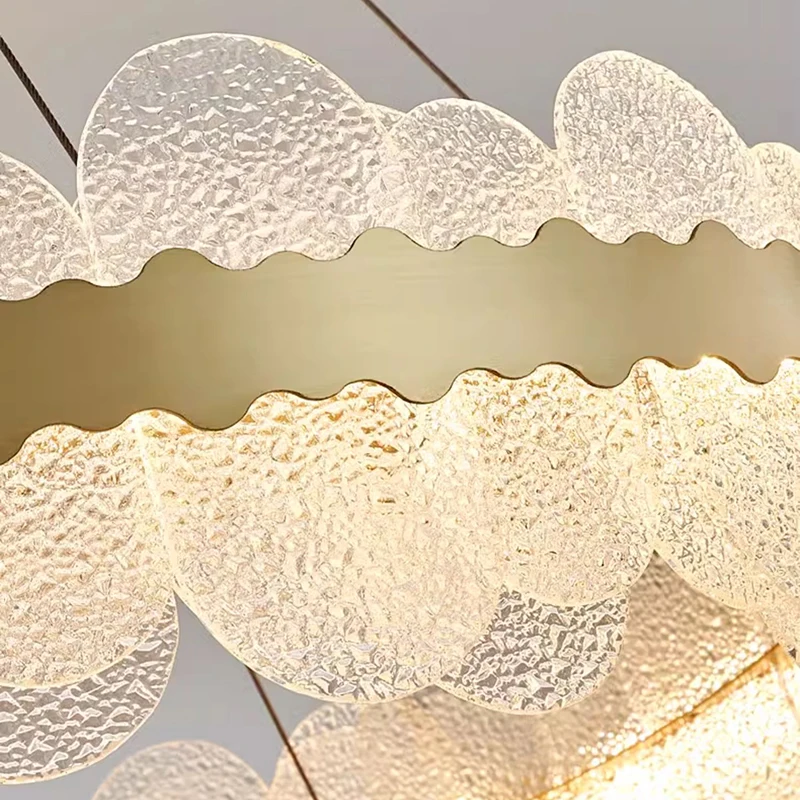 Glass Modern Home Decor Led Lights Pendant Light Lamps For Living Room Chandeliers For Dining Room