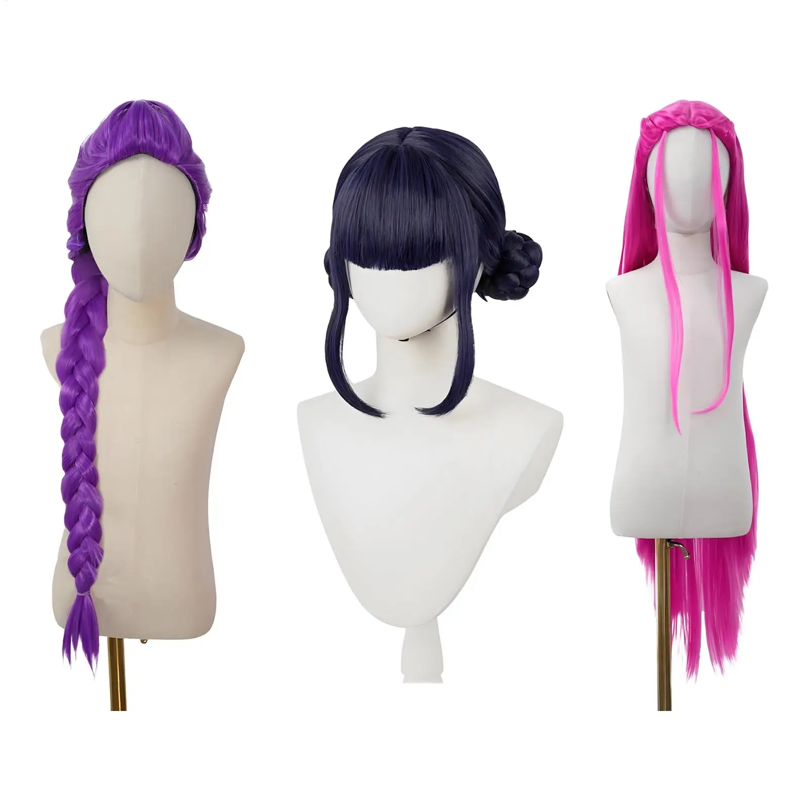 Anime Wig Cartoon Cosplay Wig Halloween Cosplay Costumes wigs KIDs anime Wig Women Clothing Accessories for Exhibition Stage