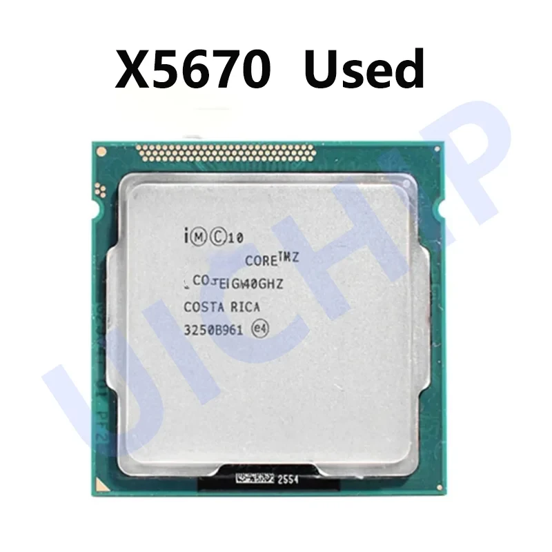 Processador CPU Xeon 100% Original, X5670, 2.933 GHz, Seis Núcleos, 12M, 12 W, LGA 1366
