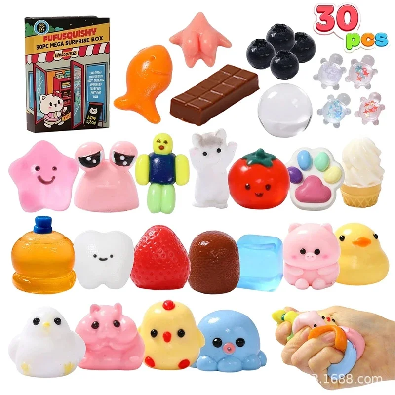 30-pezzi-mini-giocattoli-squishy-kawaii-a-forma-di-cartone-animato-morbidi-antistress-scatola-sorpresa-regalo-di-compleanno-per-bambini