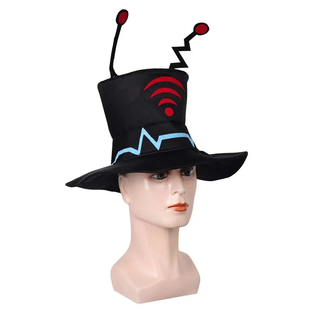 Vox Cosplay cappello Cap Fantasy Anime Hotel Costume accessori travestimento per adulto donna uomo cappello Halloween Carnival Party puntelli