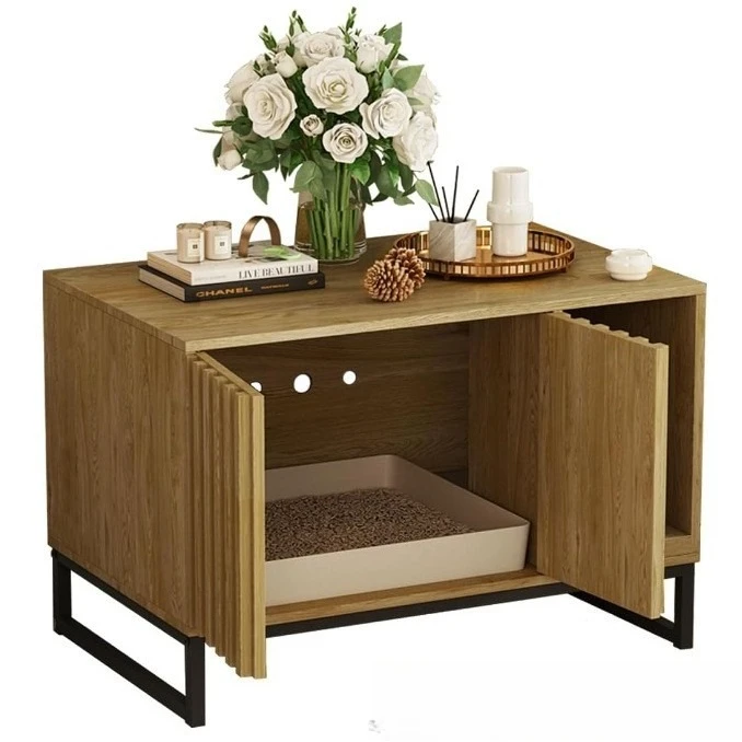 Family multifunctional pet cat litter cabinet blister locker cat cabinet can be customized