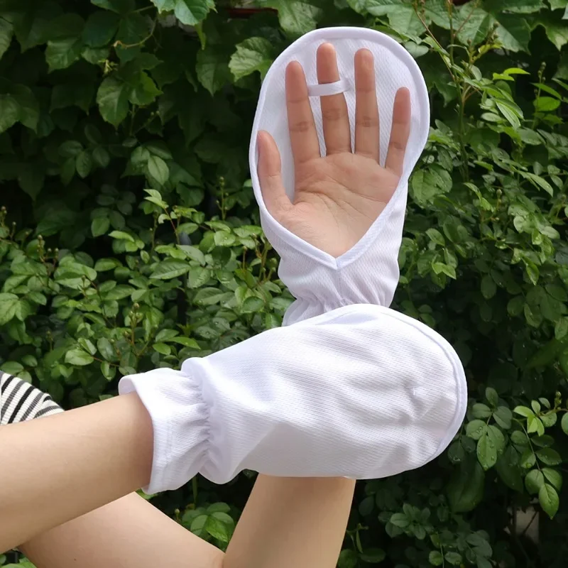 Summer Anti-sunburn Gloves Ice Outdoor Breathable Thin UV Protection Sunscreen Lady Cover Finger Gloves Cycling Sleeve Mitten image 4