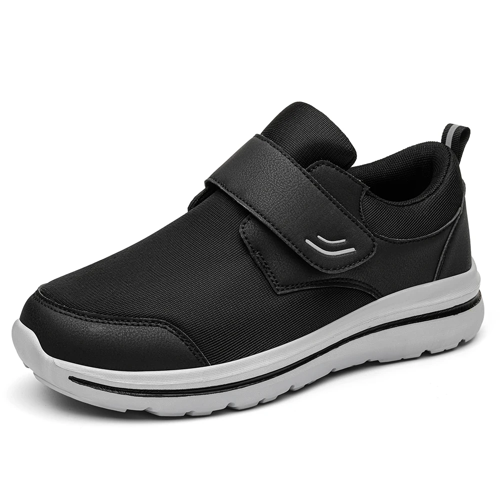 Breite Zehen-Sneaker für fette Füße, Diabetes-Schuhe, Hallux Valgus Bunion, Orthopädie, geschwollene Füße, Daumen-Eversion-Schuhe
