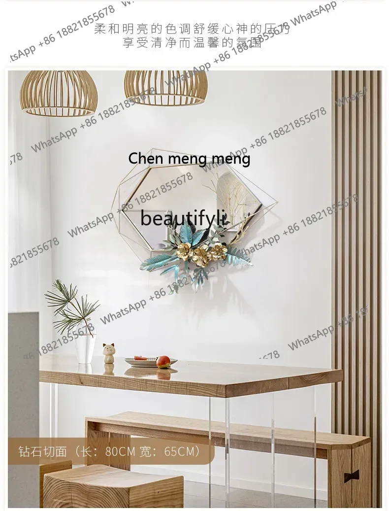 D178  American  creative decorative painting retro niche painting decorative mirror clothing store dining room living room bedro