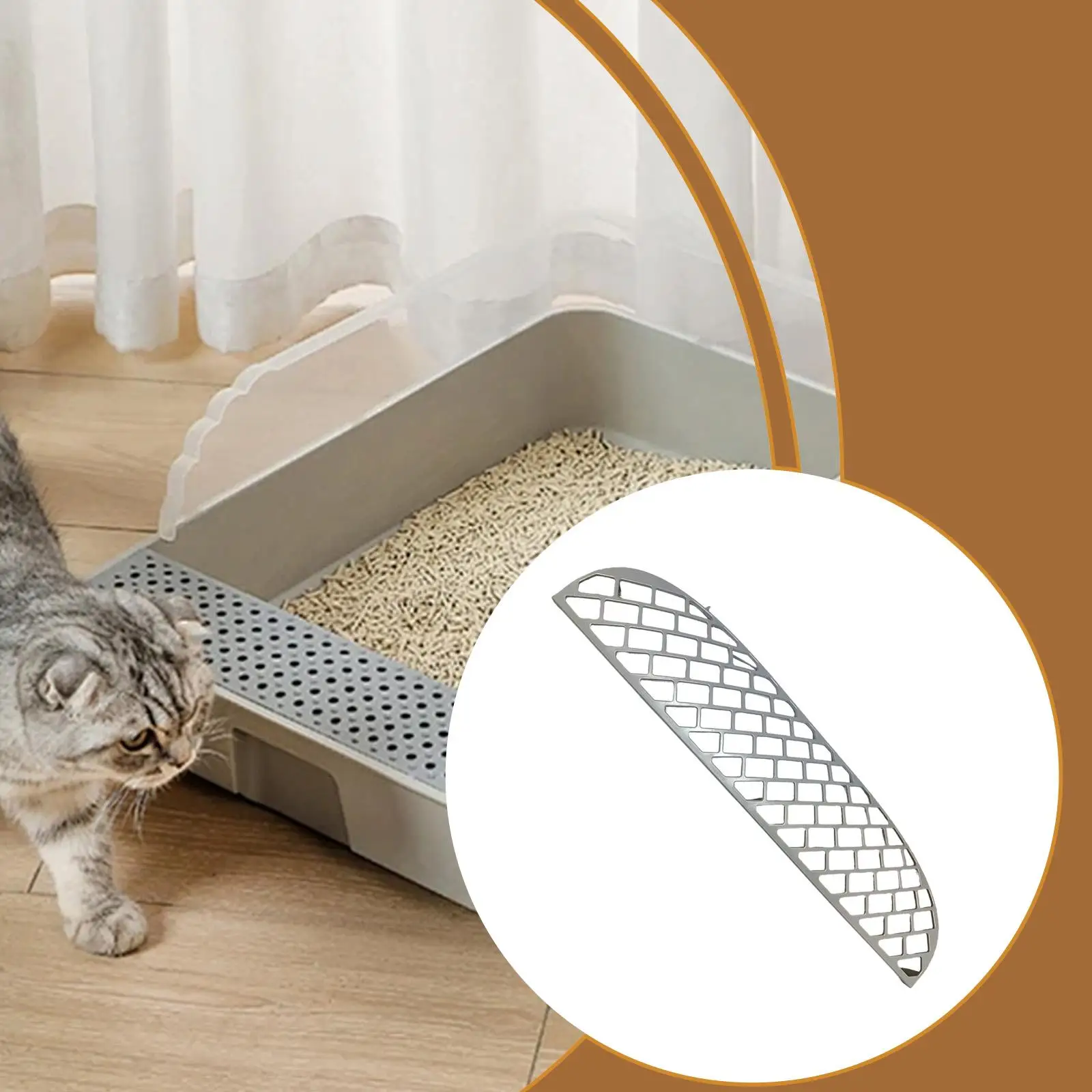 

Cat Litter Filter Spare Part Gray ABS Premium Easy to Clean Sifter for X30 Gen 1 2 3 4 Compatible Box