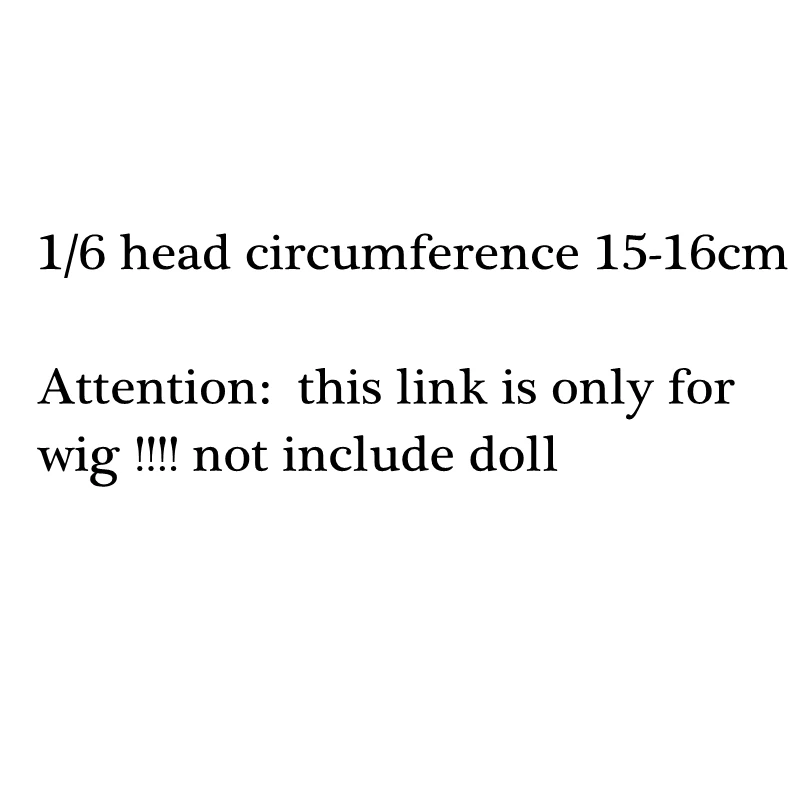 Perruque de poupée avec frange, accessoires, tour de tête, BJD/Sd, jouet habillé pour fille, 1/6