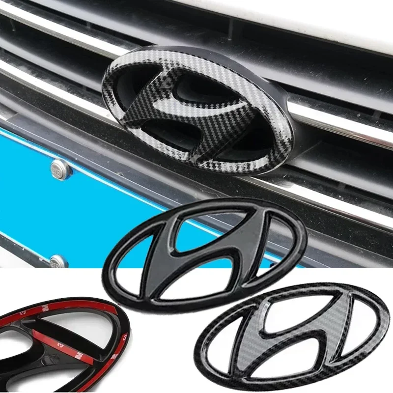 Logotipo do carro capa dianteira emblema traseiro adesivo para hyundai tucson acento elantra santa fe sonata i40 ix25 ix35 i30 estilo