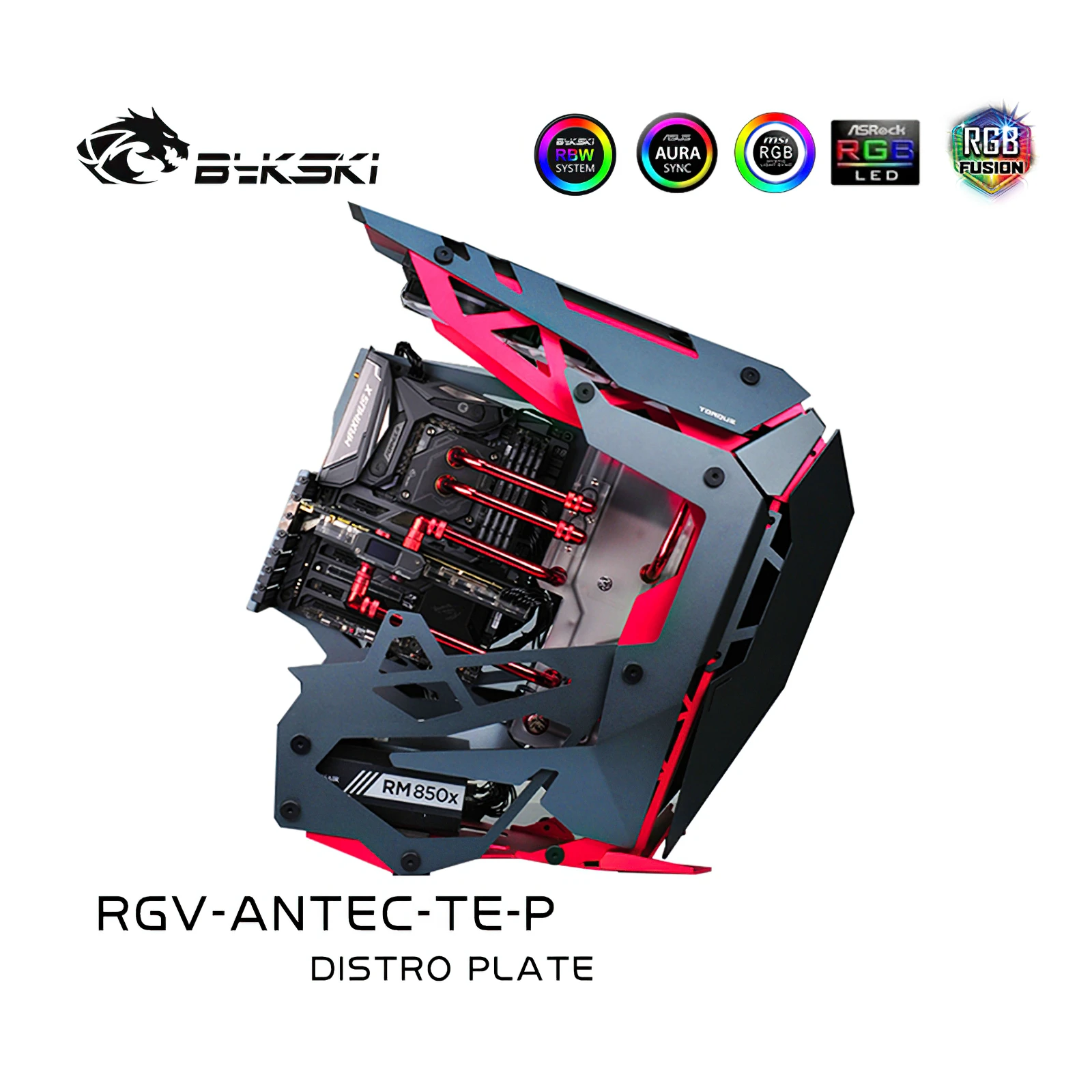 Bykski Water Cooling Distro Plate Kit for Antec Torque Chassis Case CPU GPU RGB RGV-Antec-TE-P