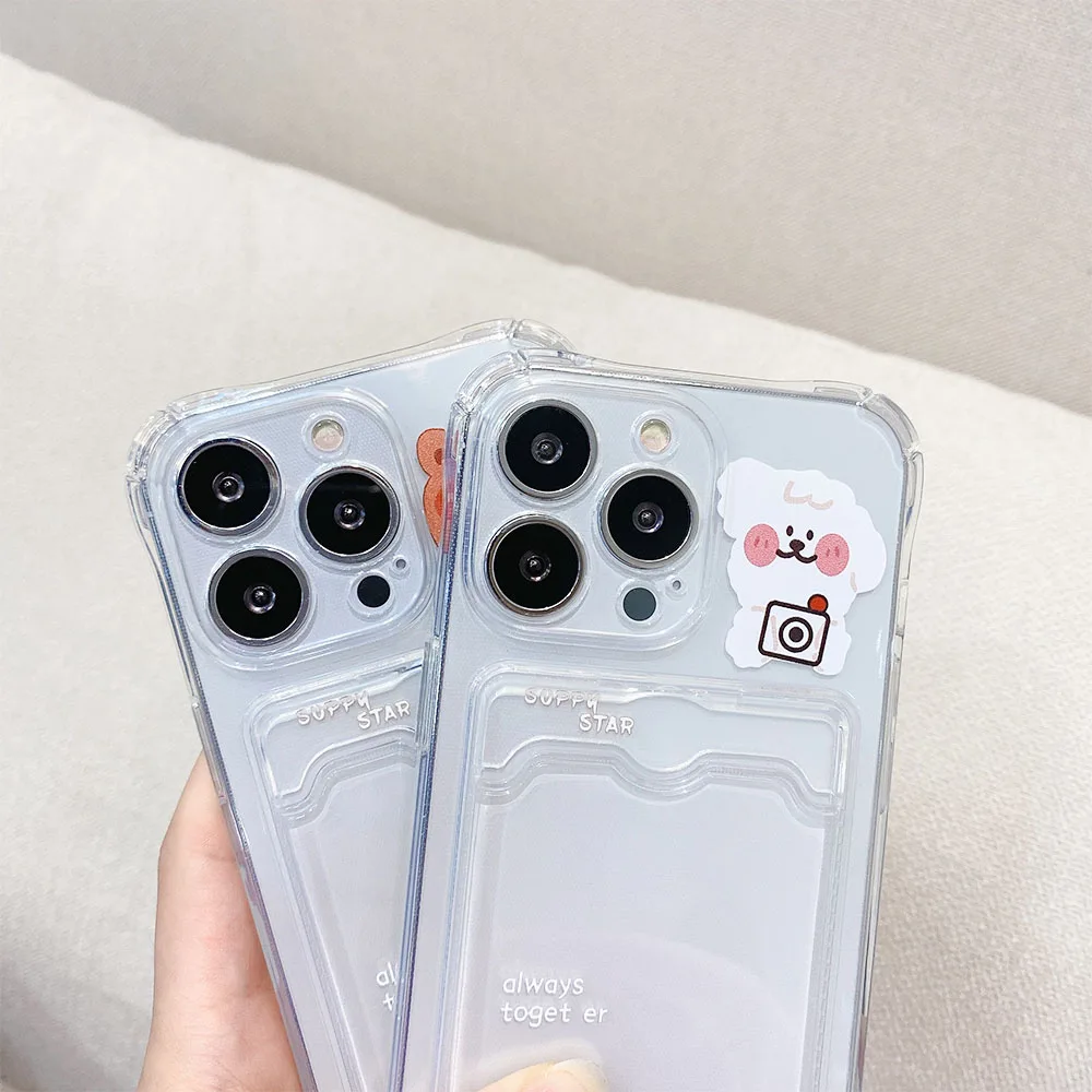 Card Holder Case For Samsung S24 S25 Ultra S23 S22 S21 Plus S20 FE A56 A36 A26 A55 5G A34 A35 A25 A13 A54 A53 A33 A52 Case Cover