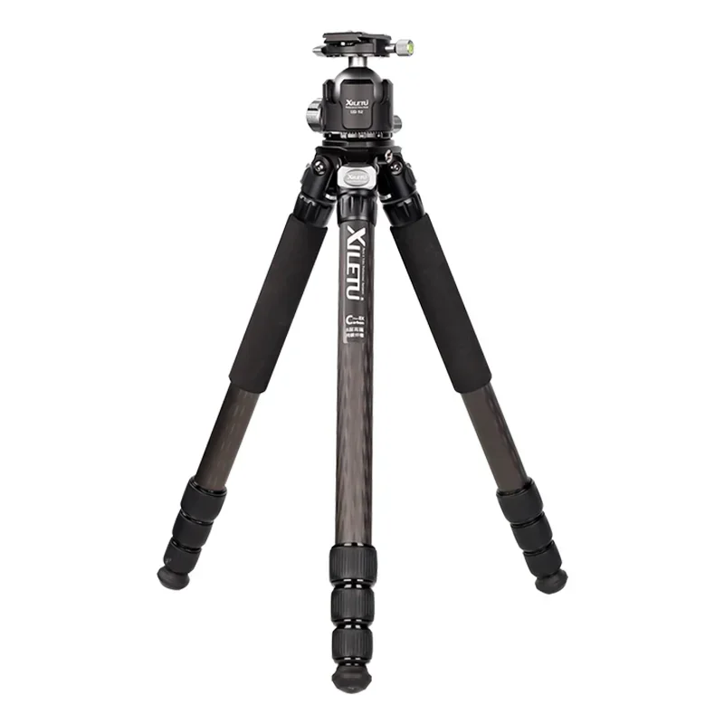 

XILETU X Serials X324C+LG52 Professional Portable 32mm Double Grooves Carbon Fiber Tripod for DSLR Digital Camera with Ball Head