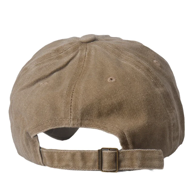Washed Cotton Baseball Cap for Women and Men Retro Truck Driver Cap Fashion Letter Embroidery Snapback Hat Unisex Bonnet Gorras