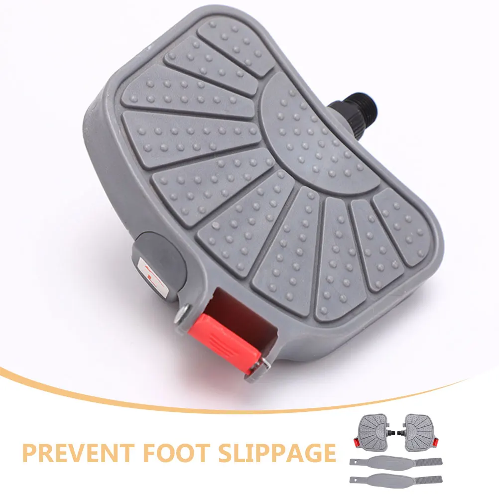 

1 Set Bike Pedals Anti-Skid Flat Design For Indoor Cycling Fitness Exercise Bike Replacement Universal Road Durable Plastic