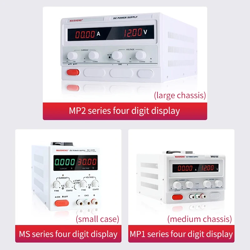 Imagem -02 - Fonte de Alimentação dc Ajustável Display Digital Tensão Estabilizada Ms305d Ms3010d Ms605ds 030v 60v 5a