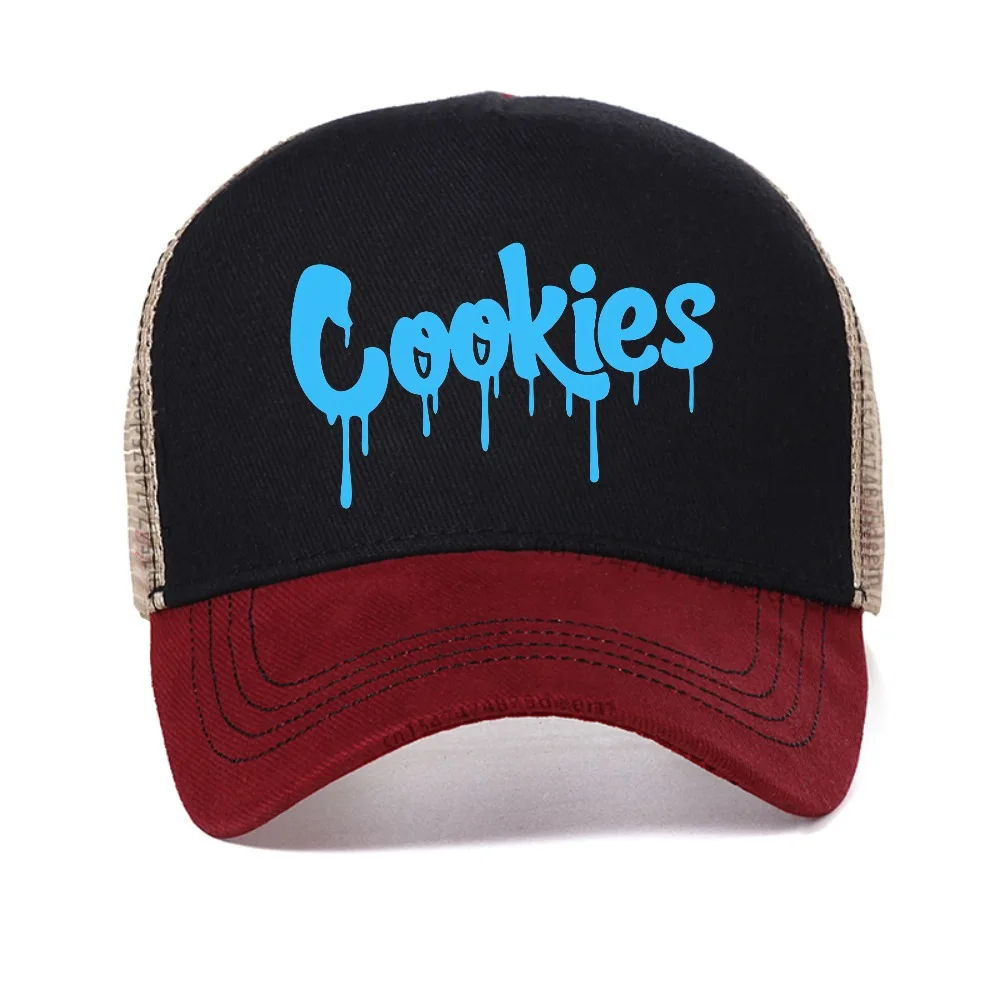 

Unisex Cookies Hip-hop Hats Outdoor Adjustable Casual mesh Baseball Caps fashion breathable Sunscreen Hat