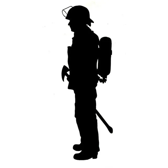 

FIREFIGHTER Auto Car Window Sticker Decal Vinyl Accessories Car Decoration 5x15.4CM