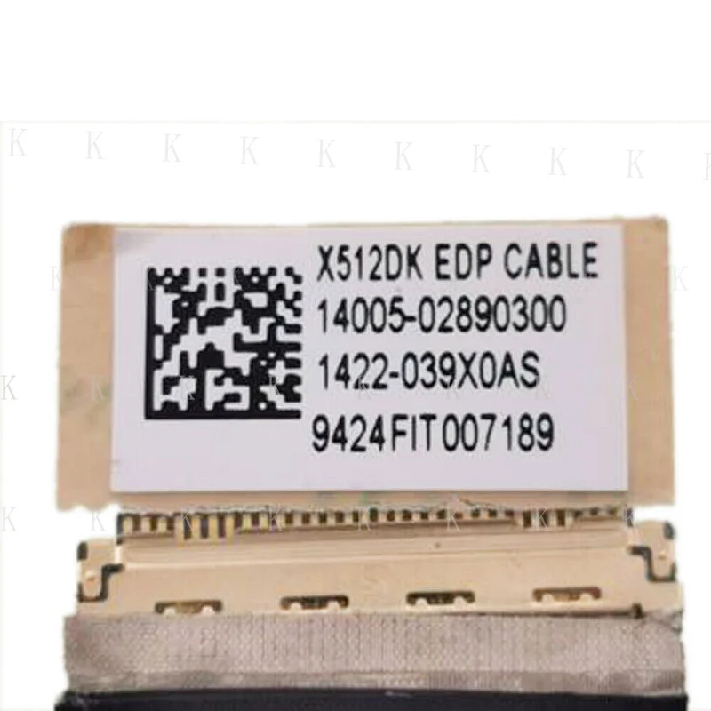 C  Fits FOR ASUS X512DK X512 X512DK-1G LCD LVDS CABLE 1422-039X0AS 14005-02890300 Gosz