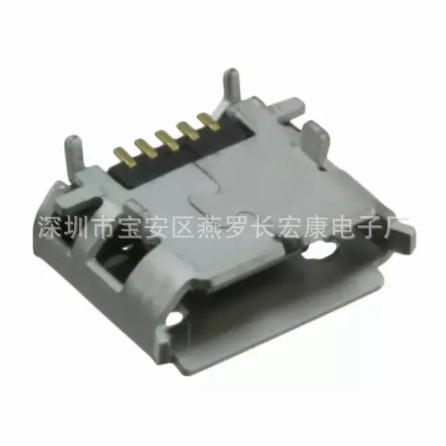For USB MICRO 5PIN female, horn forward female, crimping micro connector, socket