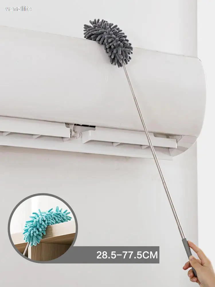 vanzlife chenille feather dusters household scalable sweep bed ash dust cleaning duster ceiling cleaning tools