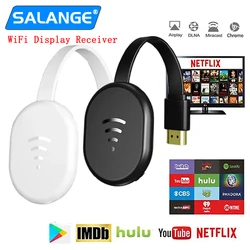 TV Stick inalámbrico compatible con HDMI 1080P para Chromecast 3, receptor de pantalla WiFi para Netflix, Dongle Miracast, Anycast