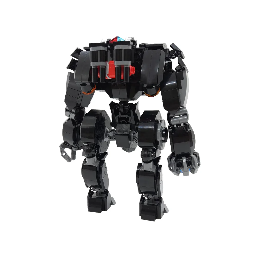 Gobricks MOC X-17 controllo antisommossa Mech Suit Model Building Blocks Subnautica Undersea Diving Suit mattoni assemblaggio giocattoli regali per bambini