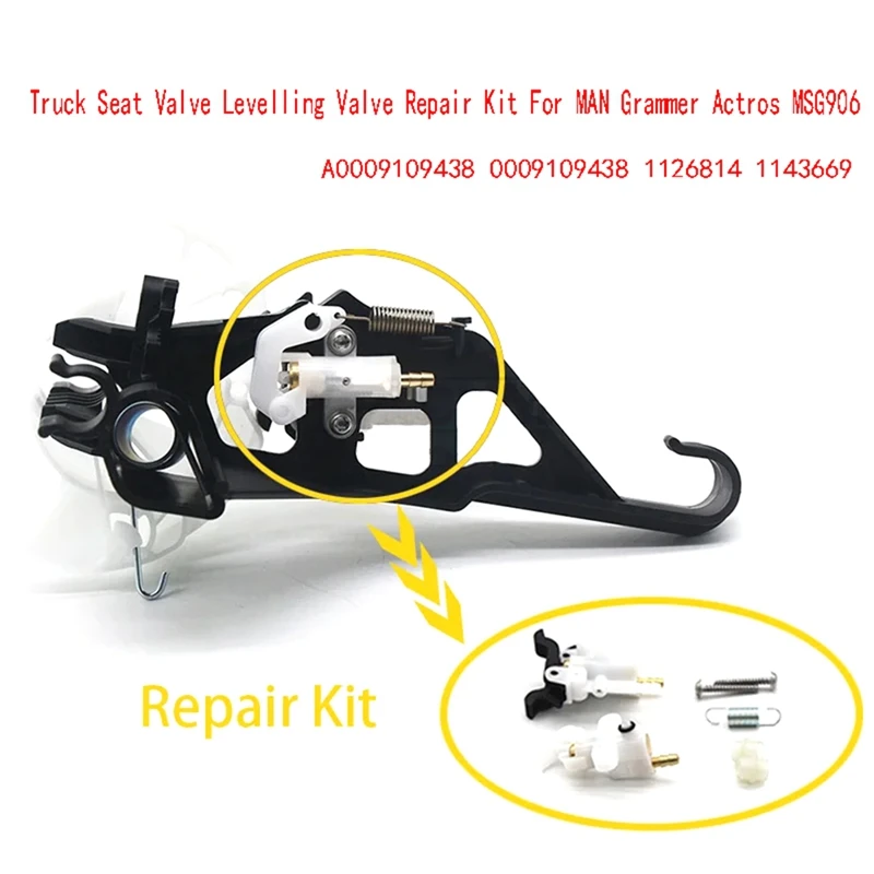Комплект для ремонта нивелирующего клапана сиденья грузовика для MAN Grammer Actros MSG906 A0009109438 0009109438 1126814 1143669