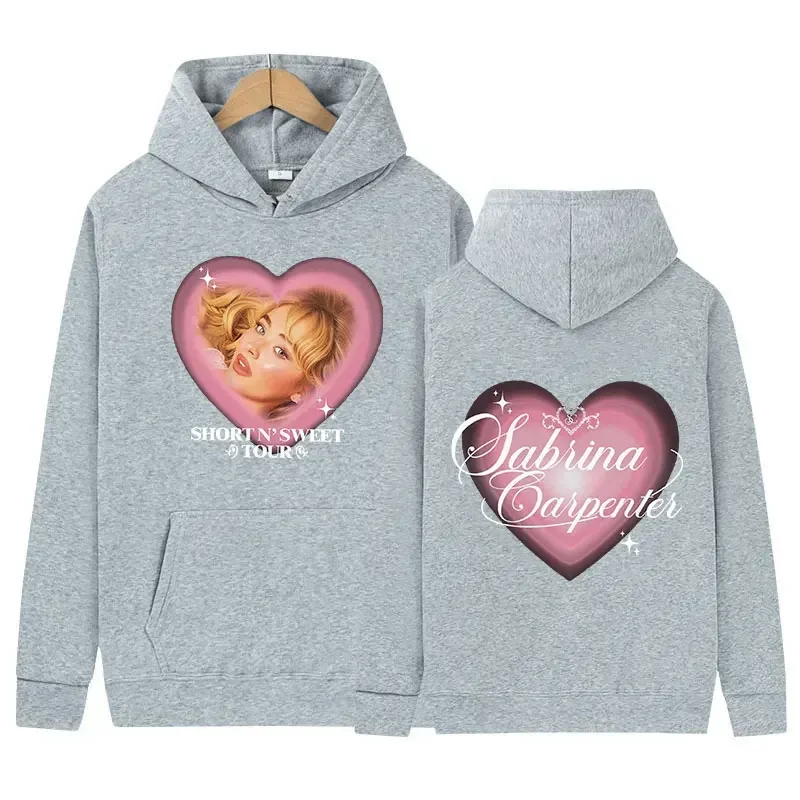 Sabrina Carpenter - Short 'N Sweet 2024 Tour Hoodie Men Women Vintage Harajuku Fashion Pullover Oversized Sweatshirt Streetwear