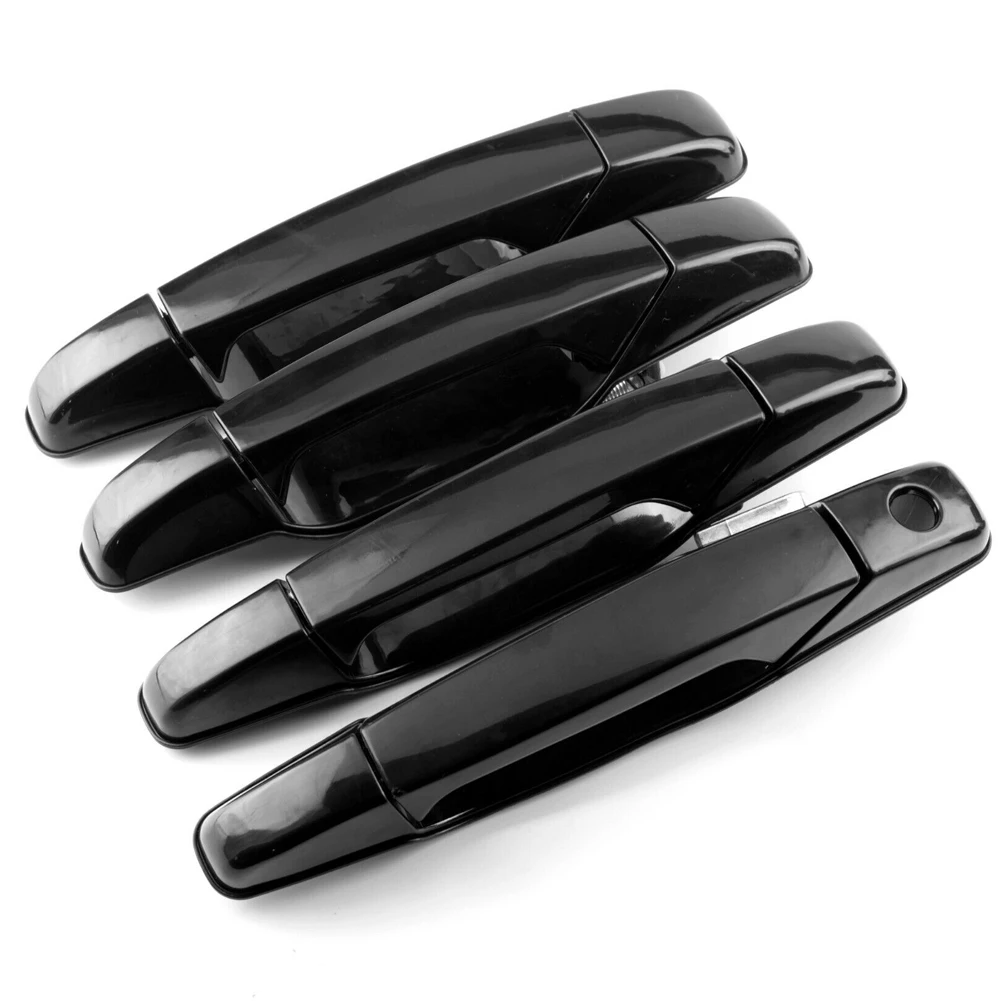 1 Set Exterior Door Handles Fit For Chevrolet Silverado Tahoe Avalanche Suburban GMC 25960521 2007 2008 2009 2010 2011 2012 2013 view 2